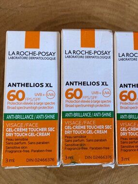 La Roche-Posay SPF 50-60 Sunscreen Lotion Bundle of 6 NWOT